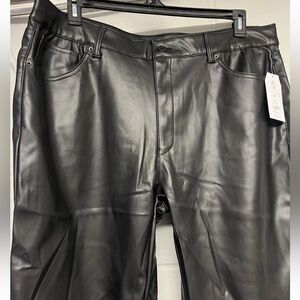 Time $ Tru faux leather pant. Size 20. Make me an offer!!!!